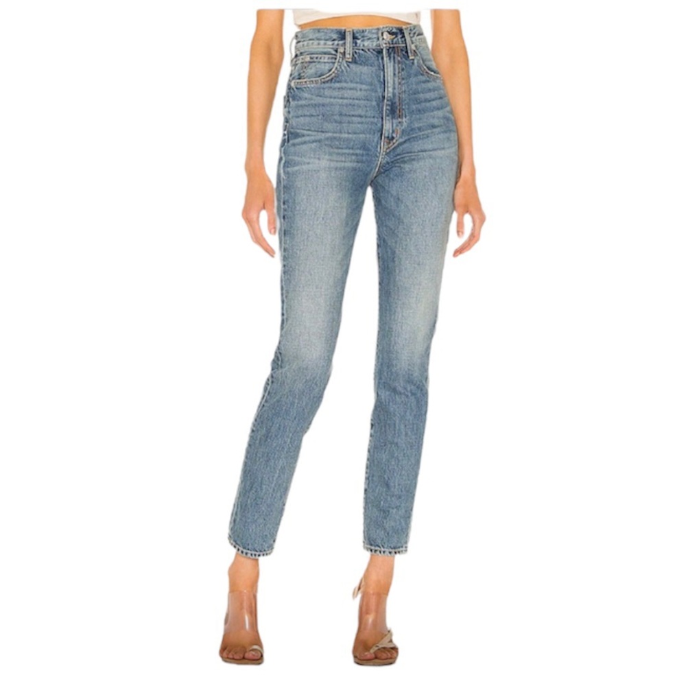 SLVRLAKE LONDON Beatnik Ankle High Rise Jeans, 28